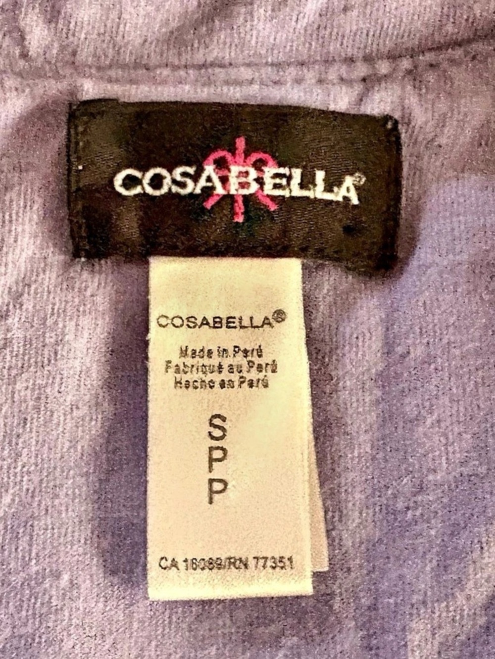 Cosabella Bella Short Sleeve Top & Boxer Pajama Set Small - Picture 4 of 4